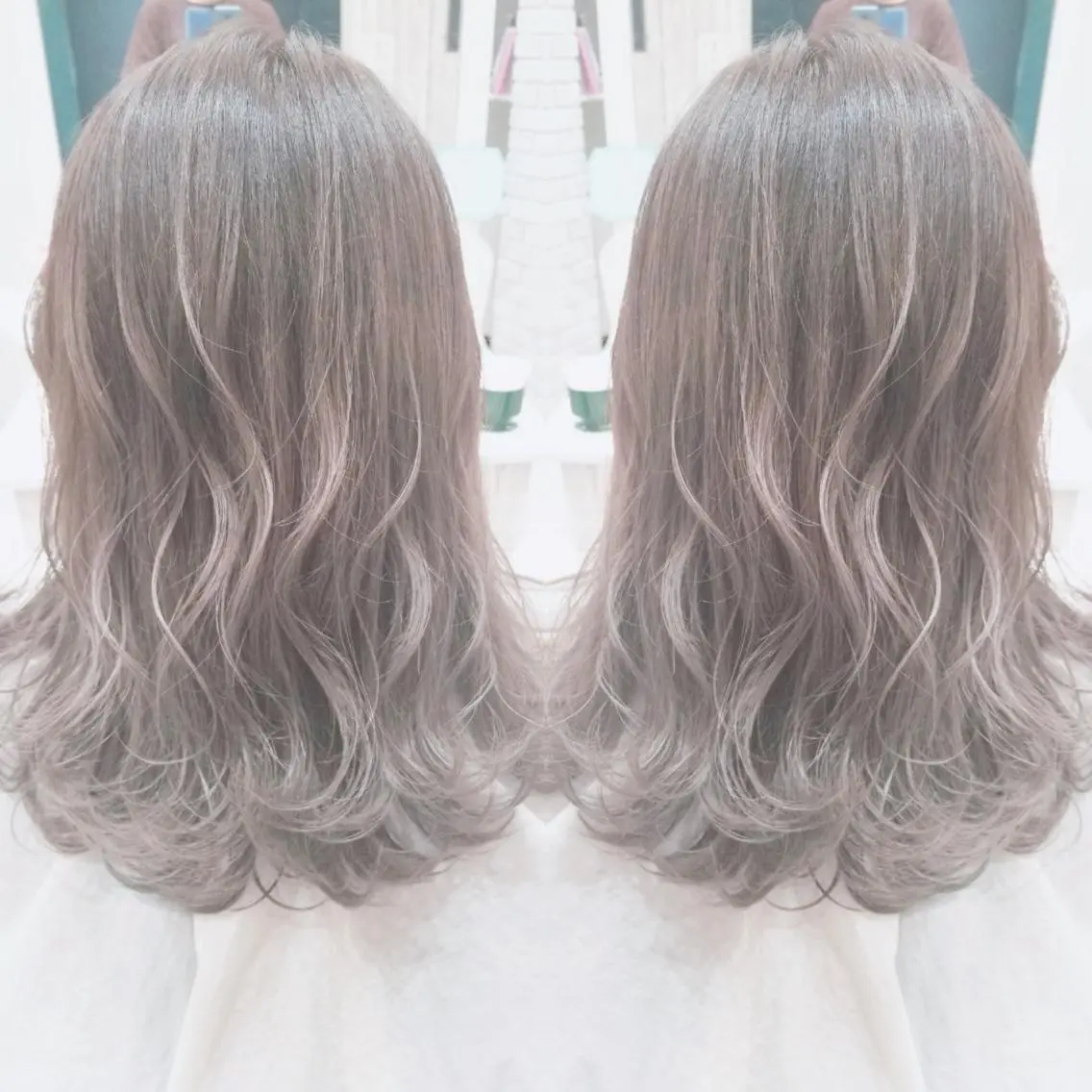 ミディアム カラー カット ヘアカラー トリートメント 店長✨レイヤー✖️ 髪質改善✖️韓国ヘアのヘアスタイル