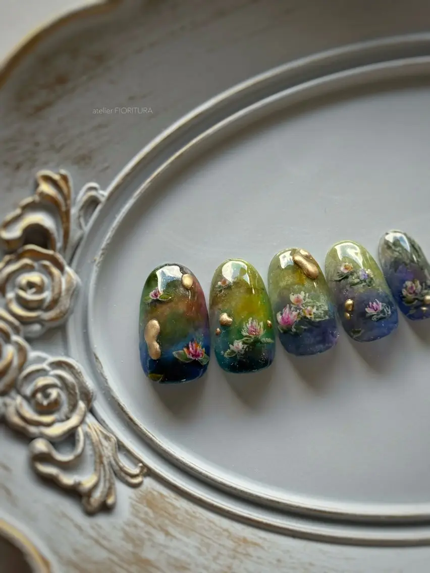 ネイル シンプルネイル ハンドネイル FIORITURA Maikoのネイルデザイン