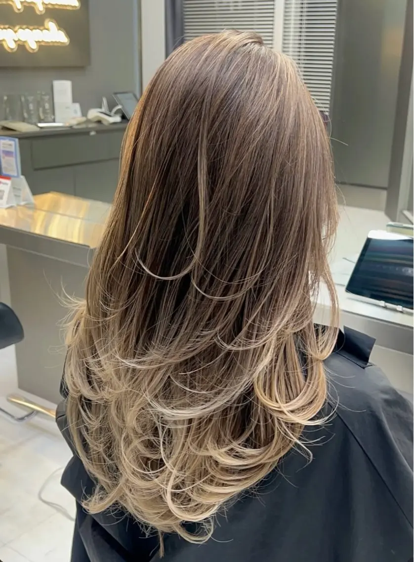 ロング トリートメント ヘアカラー Kotomi 🇺🇸💋のヘアスタイル