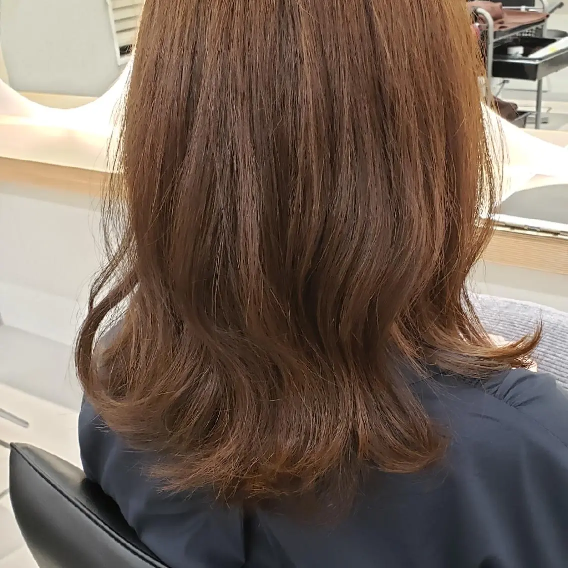 ミディアム 透明感カラー×髪質改 善✨️町田築✨️のヘアスタイル