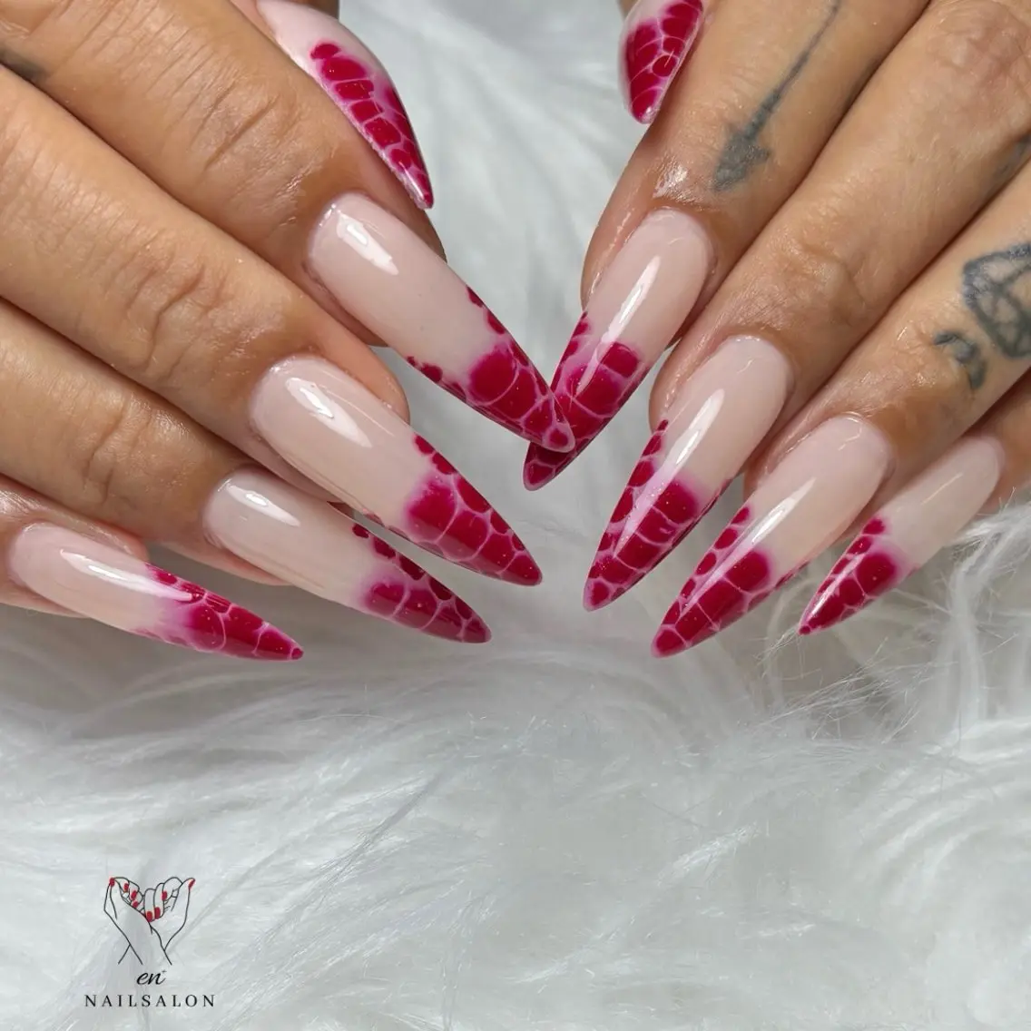 ネイル ハンドネイル NAILSALON en+沖縄市美原のネイルデザイン
