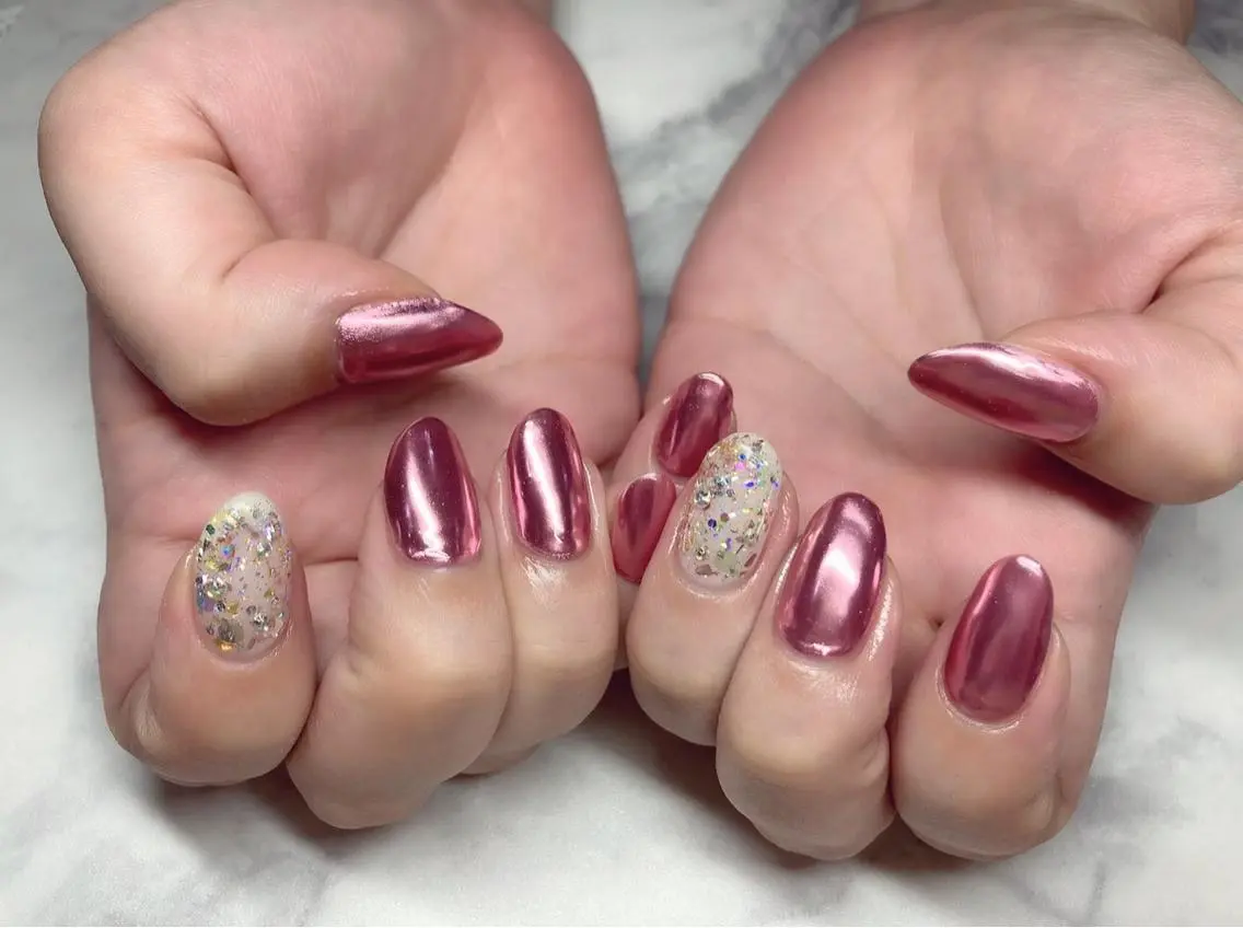 ネイル ジェルネイル パラジェル 夏ネイル Nail&eye Belire 新宿のネイルデザイン
