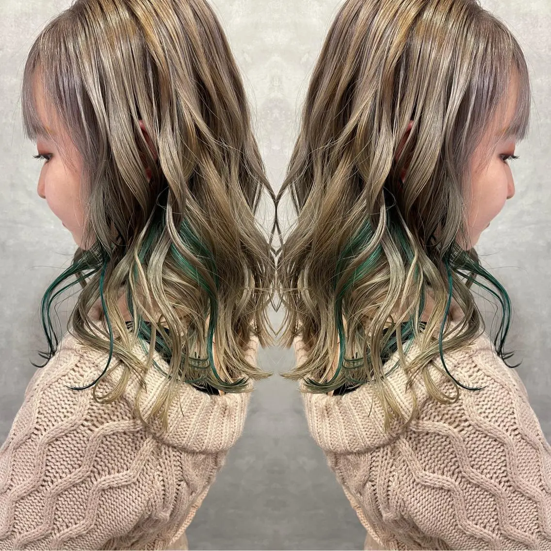 ミディアム アートディレクター ワダヒサノリのヘアスタイル