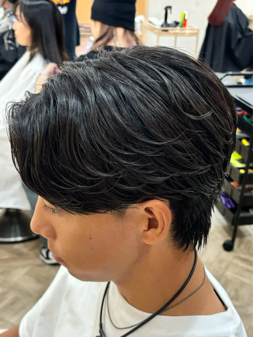 【2回目の方はこちら】メンズ限定🔥骨格補正カット+クイックトリートメント⚡️の写真
