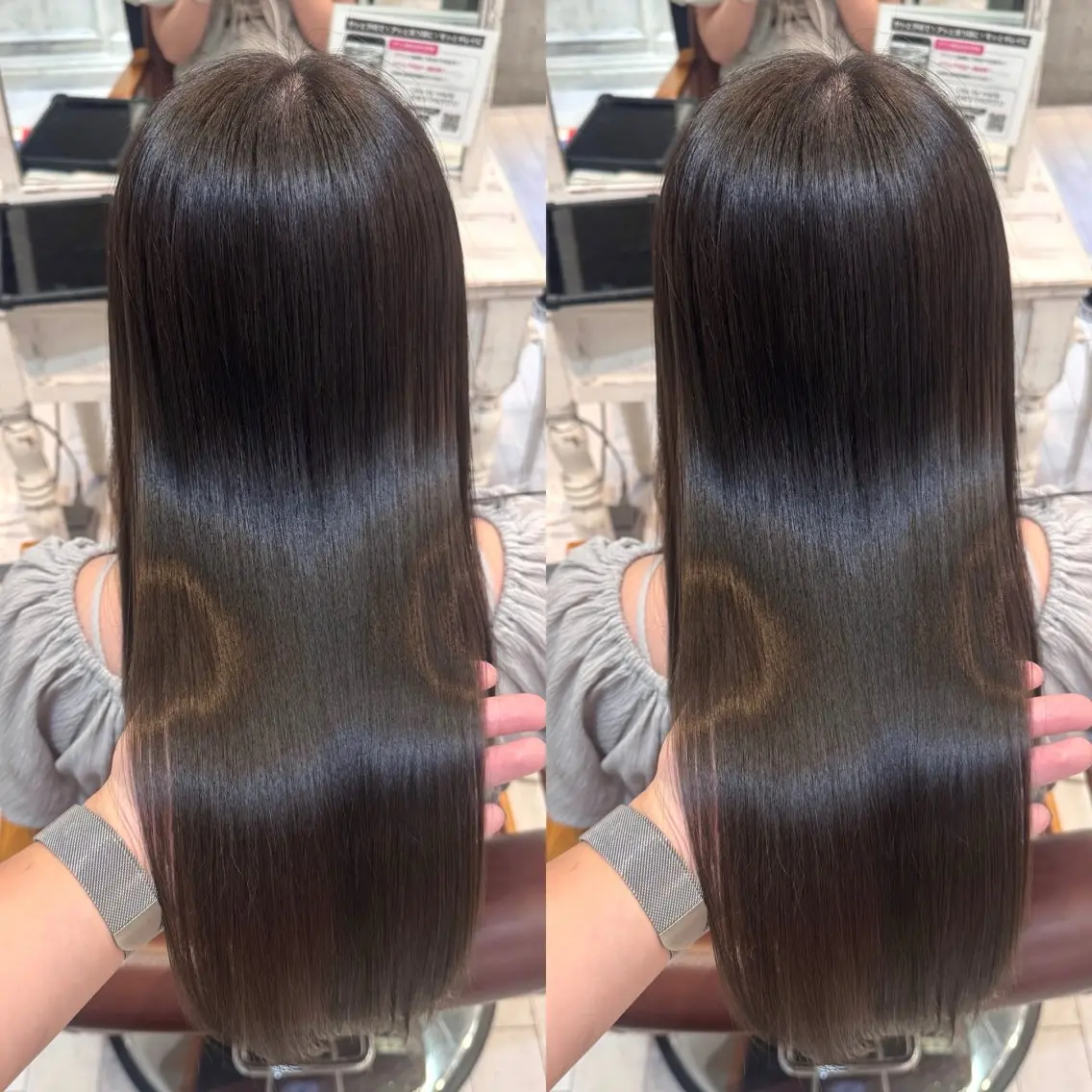 ロング カラー カット ヘアカラー トリートメント 髪質改善/縮毛矯正/ レイヤーカット/ガブのヘアスタイル