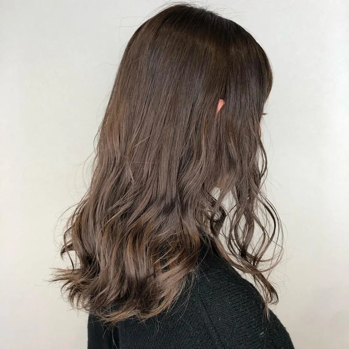 セミロング カラー ベージュカラー 髪質改善美容師 中村　一のヘアスタイル