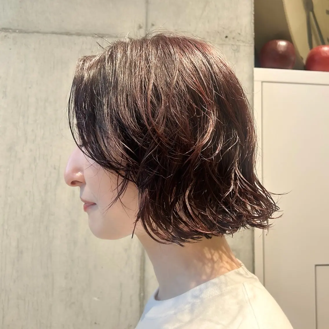 ショート カラー ヘアカラー トリートメント 🤡暖色ウルフ 🤡みさきのヘアスタイル