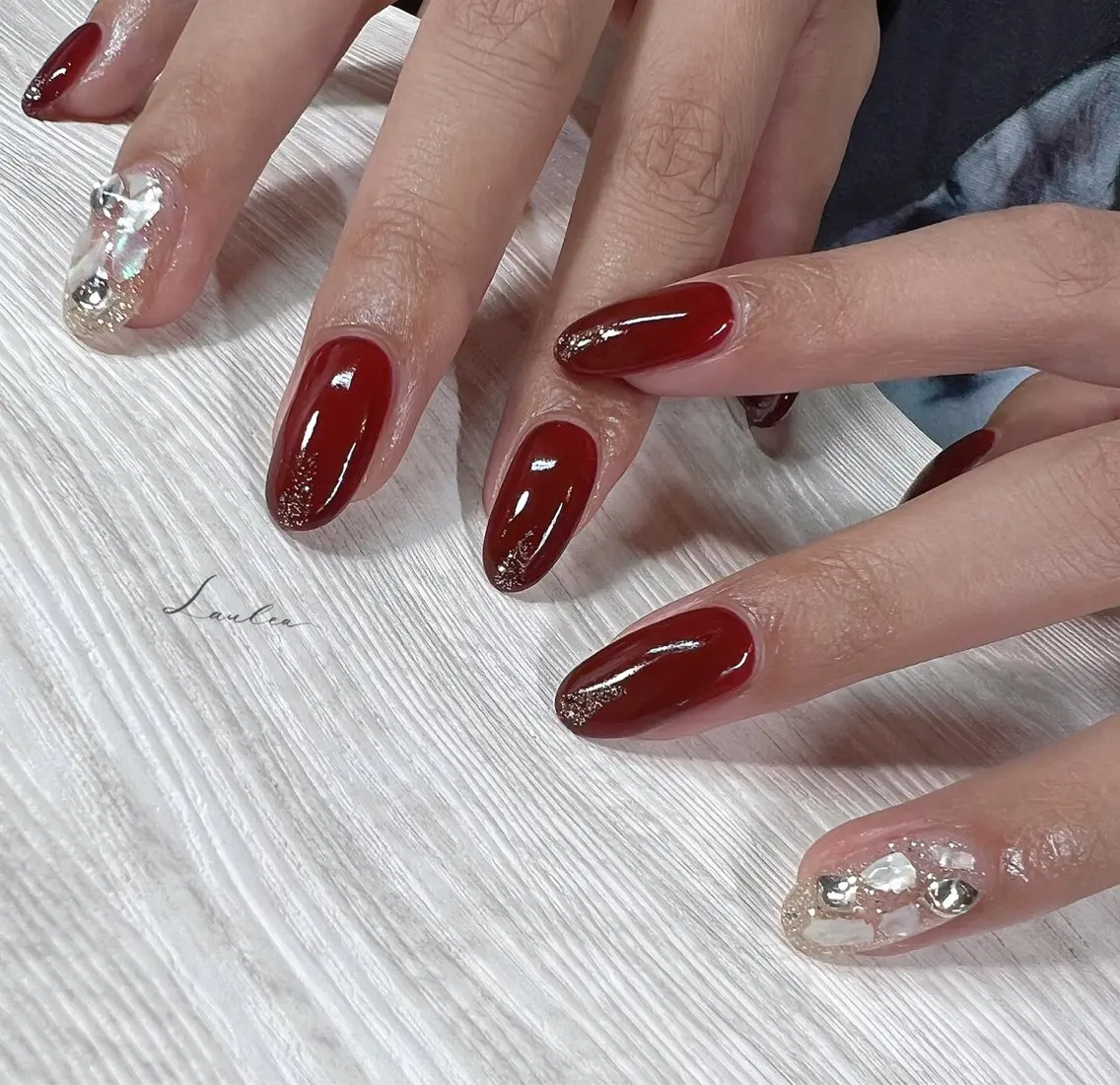 ネイル 韓国ネイル ハンドネイル nail salon Lauleaのネイルデザイン