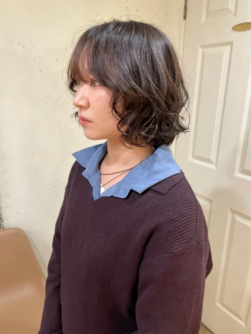 パーマ YUKI 新宿カット パーマ/カラーのヘアスタイル