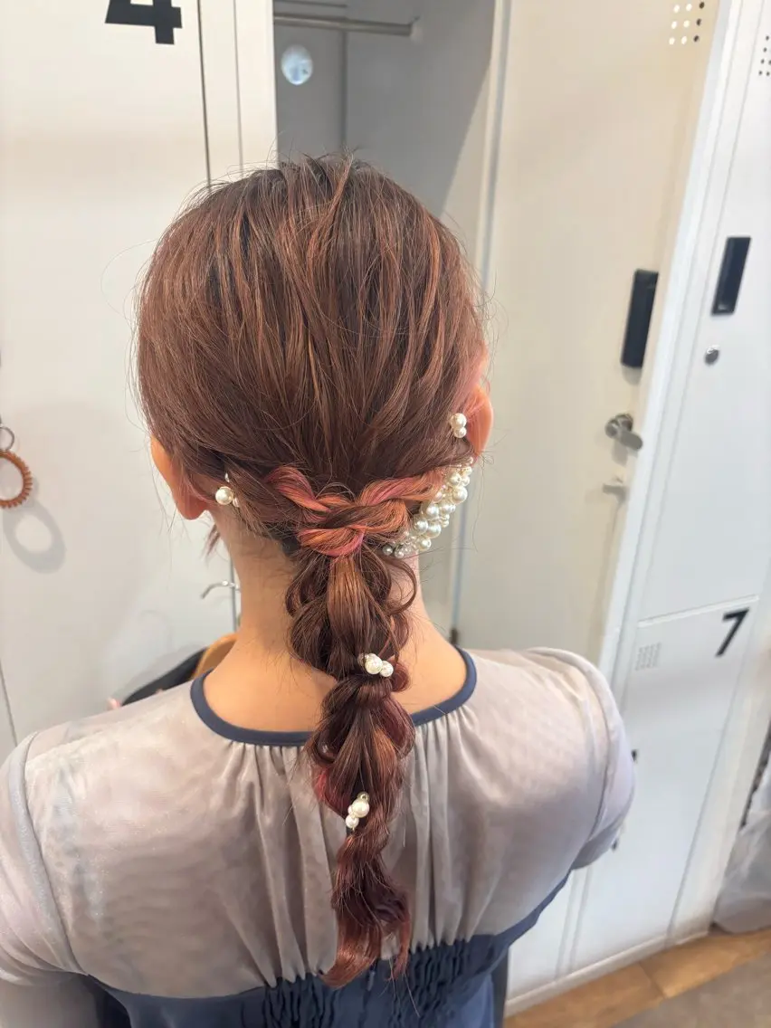 ヘアアレンジ ヘアセット 加藤 つばさのヘアスタイル