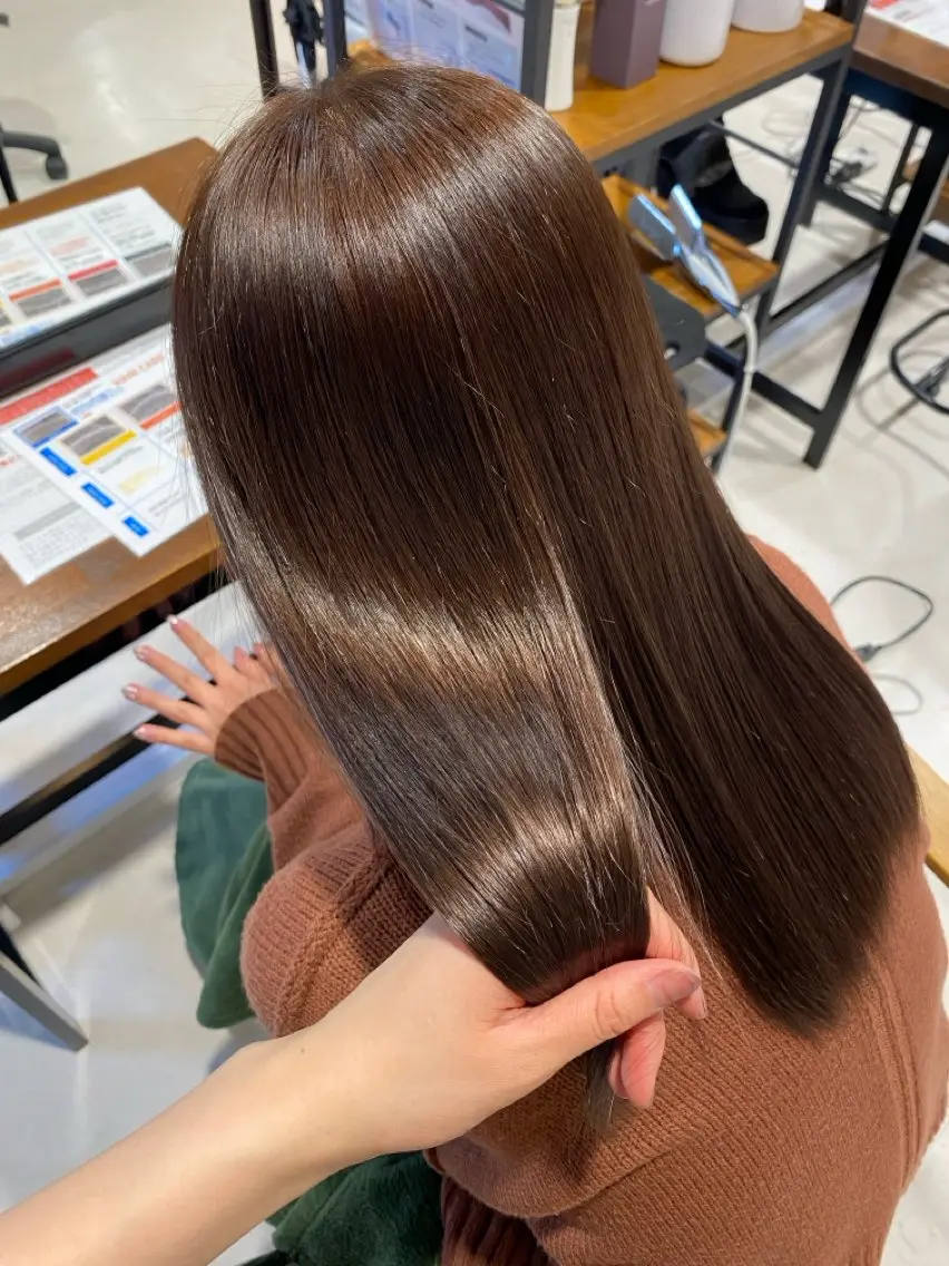 ミディアム ヘアカラー annuy 🩶るのんのヘアスタイル