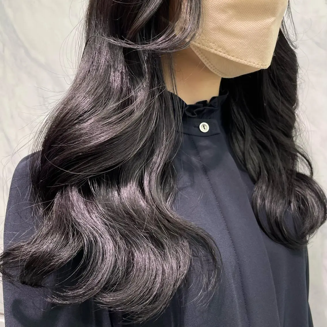 ロング カラー ヘアアレンジ 🪸店長ハイトーン エクステmisakiのヘアスタイル