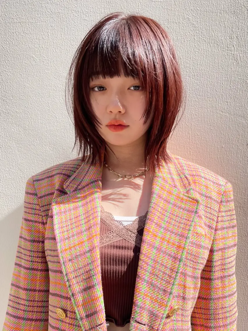 ショート カラー カット RUKA 美容院×ネイリストのヘアスタイル