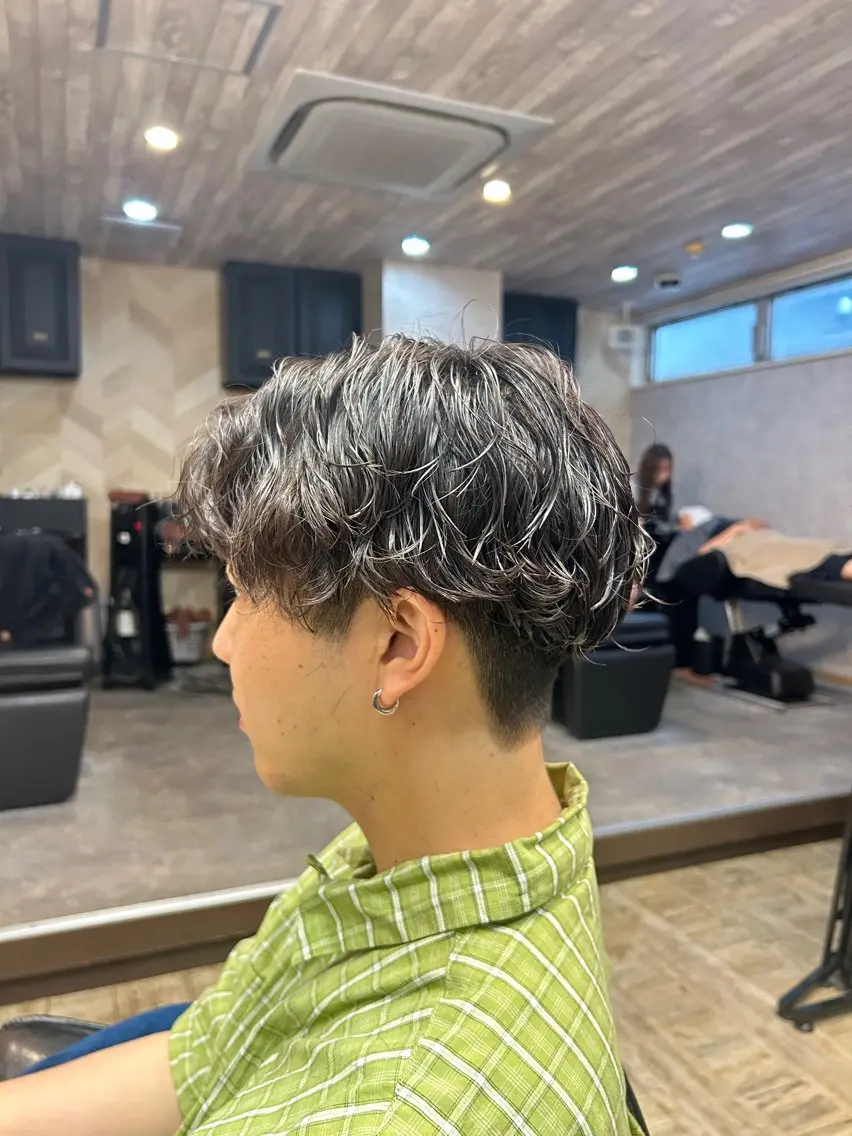 パーマ メンズ カット パーマ 🌻柳谷 心渚🌻のヘアスタイル