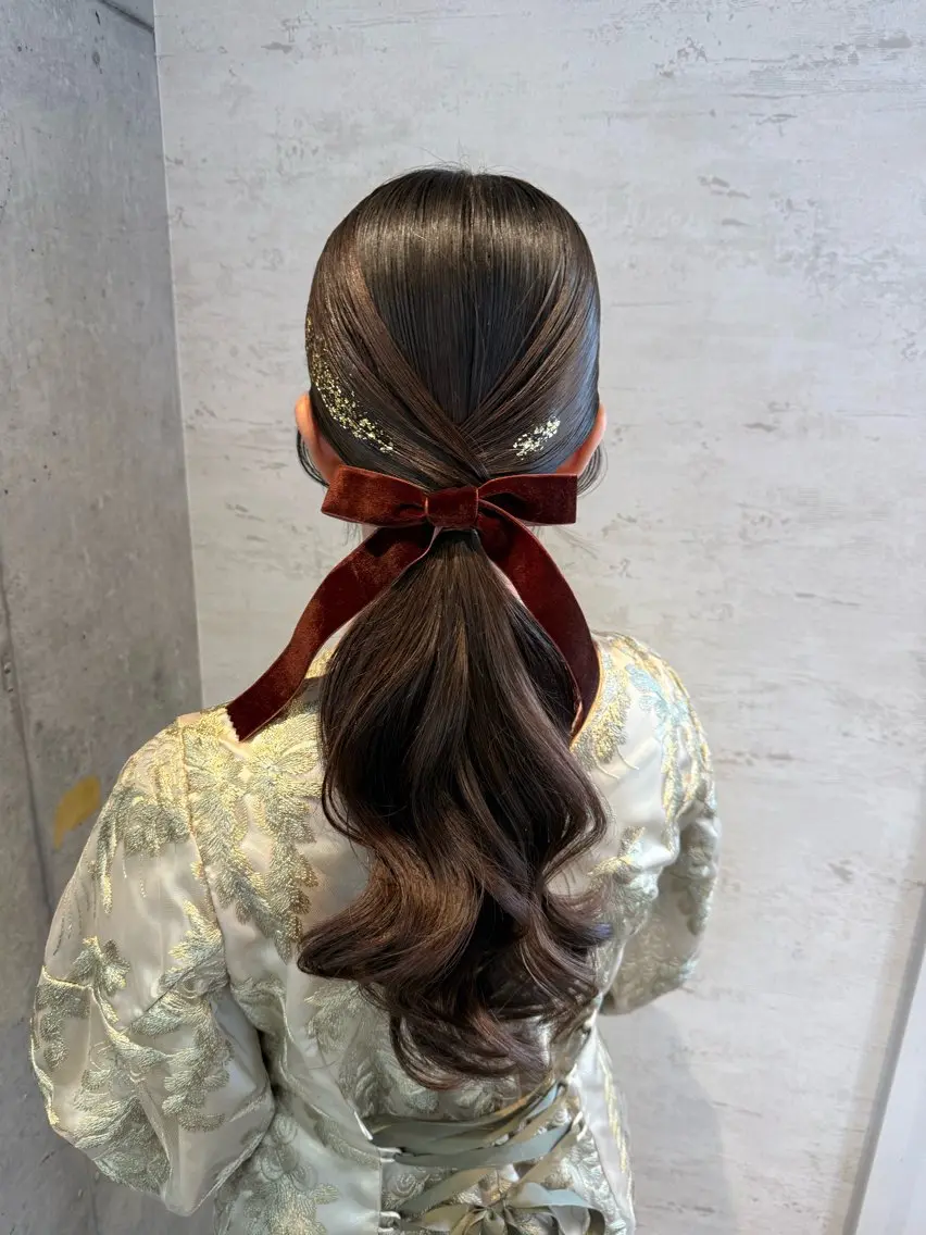 ヘアアレンジ はやしほのか| ヘアセット×カラーのヘアスタイル