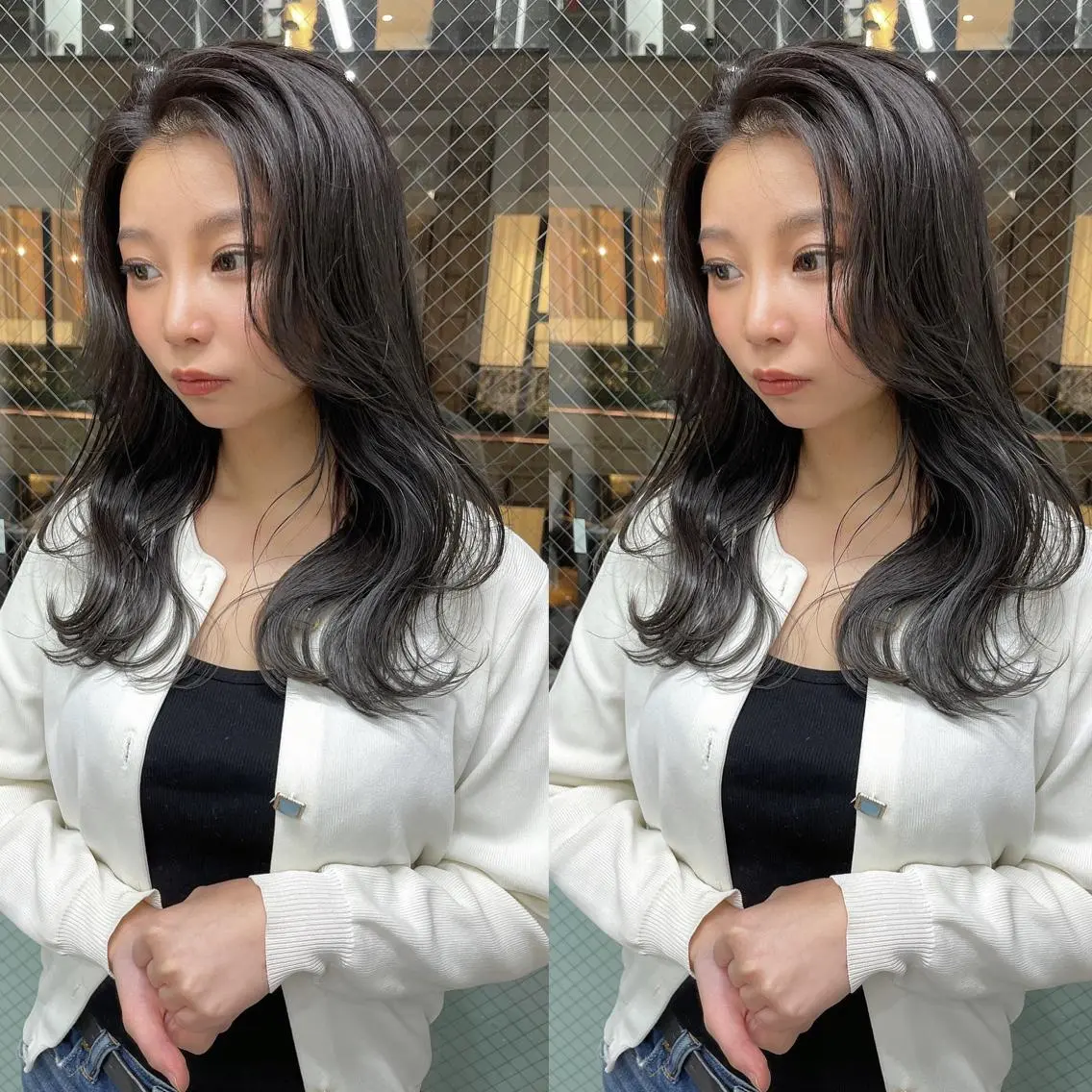セミロング カラー カット ヘアカラー トリートメント 髪質改善will hairdesignのヘアスタイル