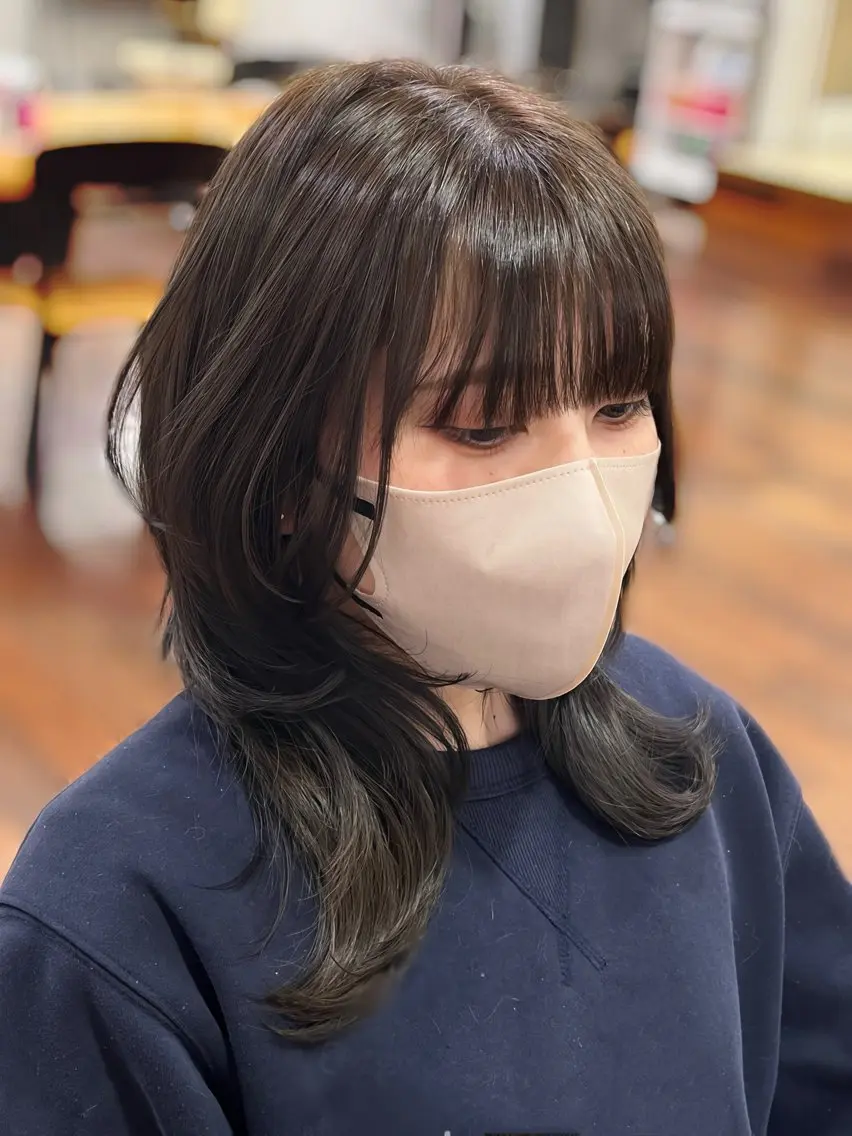 オリーブカラーにしたい方はこちら♡ 大人っぽくすみカラー🫒🤎の写真