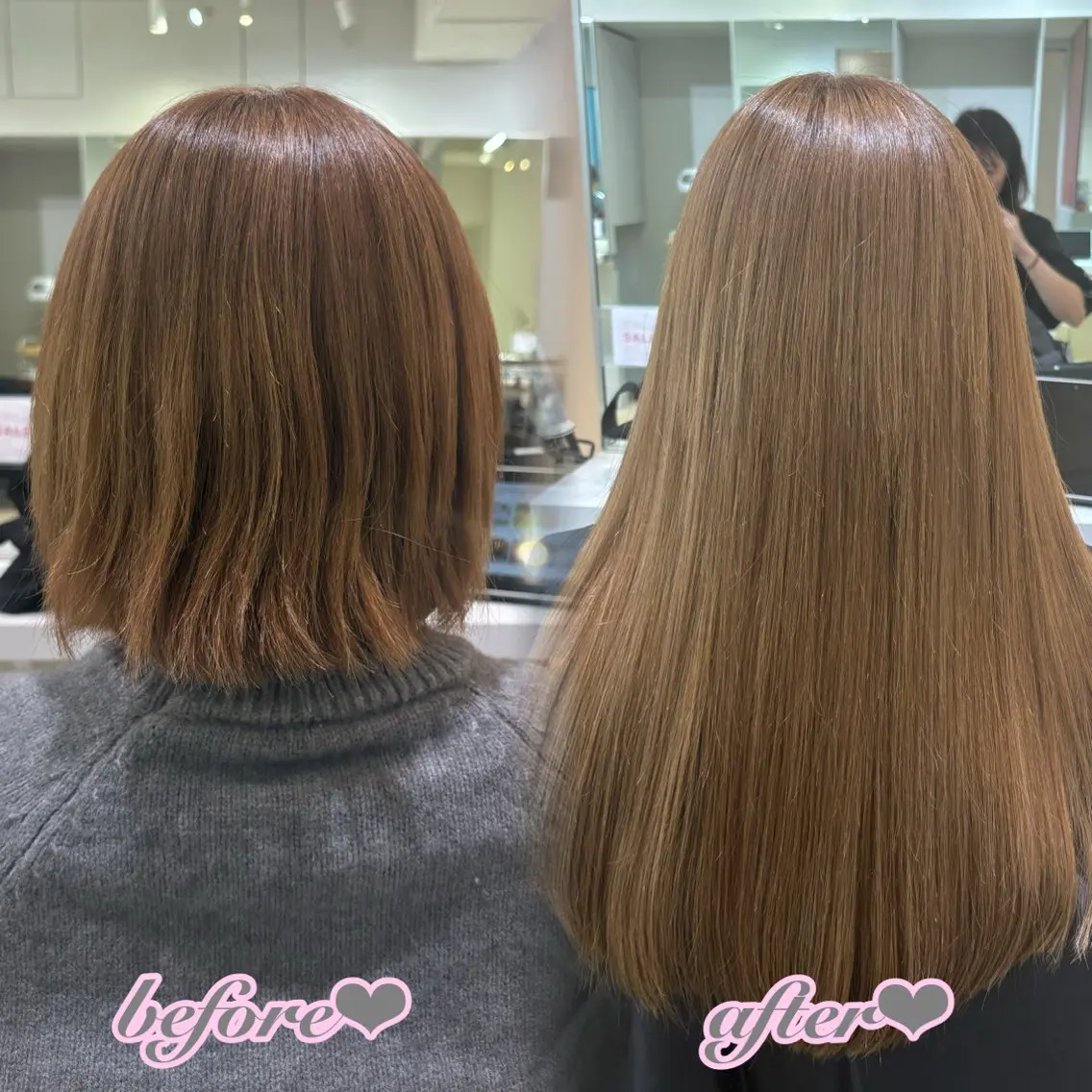 ロング シールエクステ エクステ エクステ 新宿/艶カラー 🎀韓国ヘアKANAのヘアスタイル