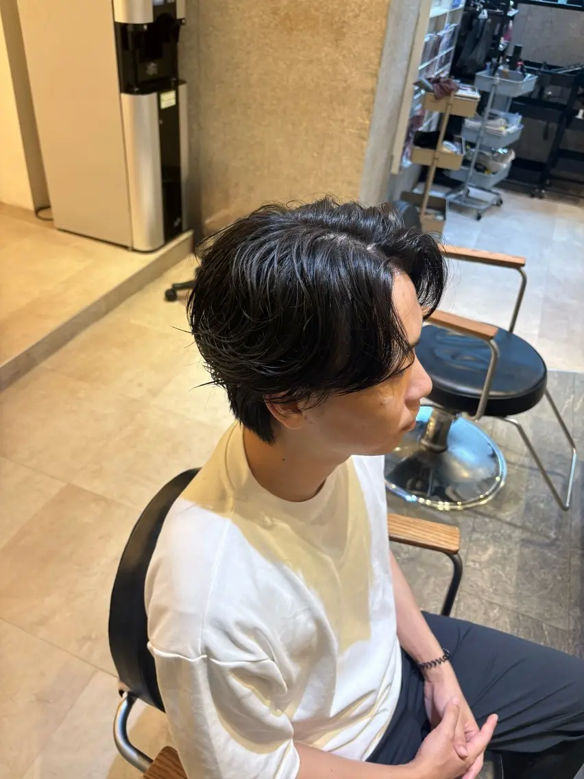 パーマ メンズ 似合わせカラー🎀 sawa🎀池袋のヘアスタイル