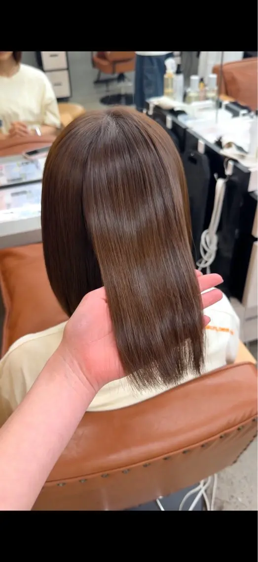 セミロング 鶴岡 楓大のヘアスタイル