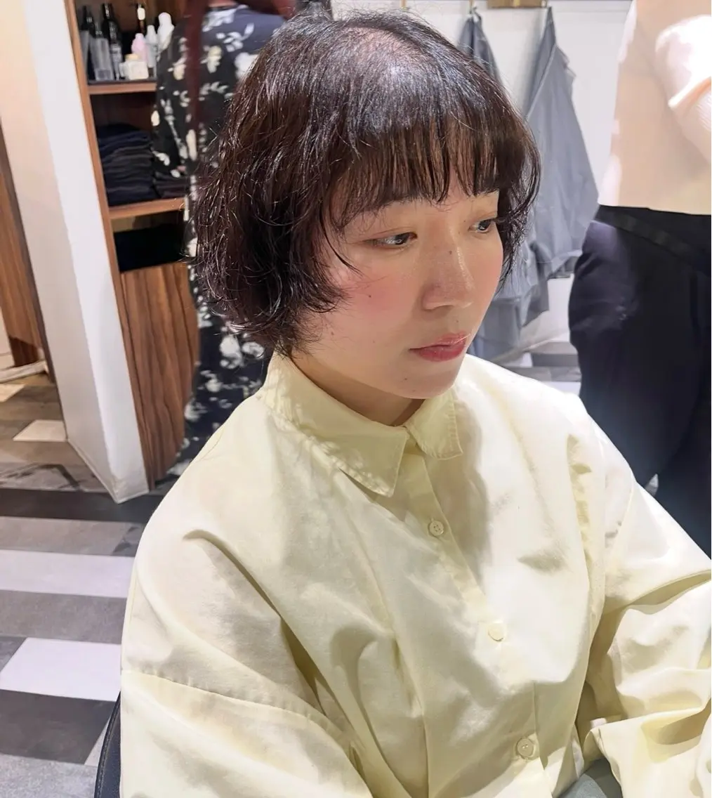 ショート パーマ ◎カットモデル 募集中 かりん◎のヘアスタイル