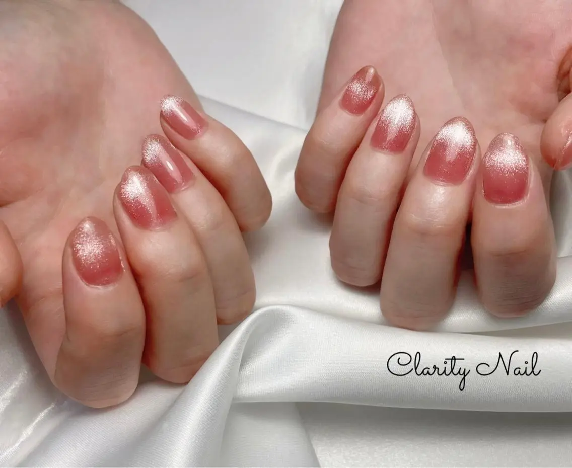 ネイル マグネットネイル ワンカラーネイル ハンドネイル Clarity Nailのネイルデザイン