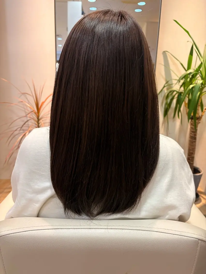カラー 菅野 優奈のヘアスタイル