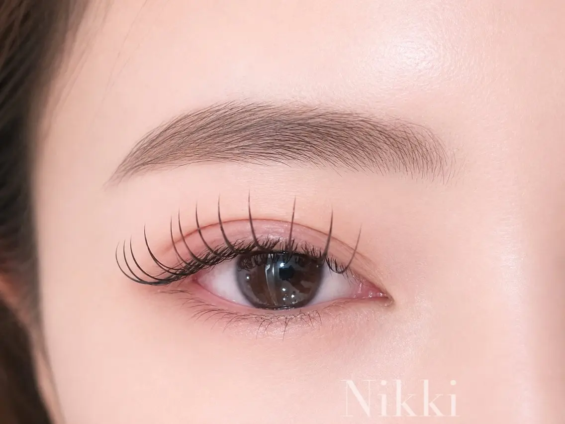 マツエク・マツパ フラットラッシュ vivogue 🪽Nikkiのマツエク・マツパデザイン
