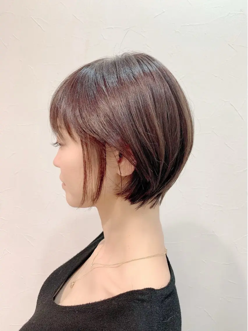 ショート カラー 髪質改善 柔らか質感/髪質改善 ⚡️Ren⚡のヘアスタイル
