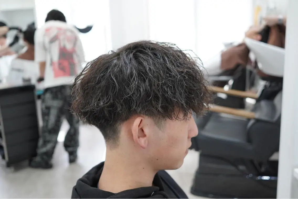 パーマ メンズ カット パーマ 町田No.1パーマ 特化✂︎小杉澪生のヘアスタイル