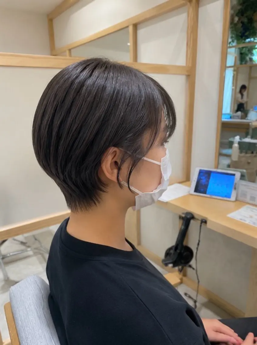 ショート spinhair荻野 莉帆のヘアスタイル