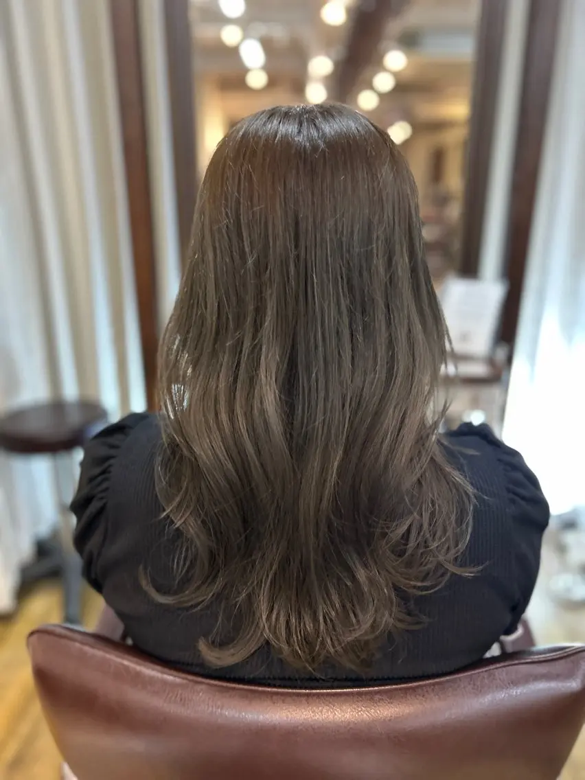 ロング カラー カット ヘアカラー あっすー🐥 Canon artのヘアスタイル