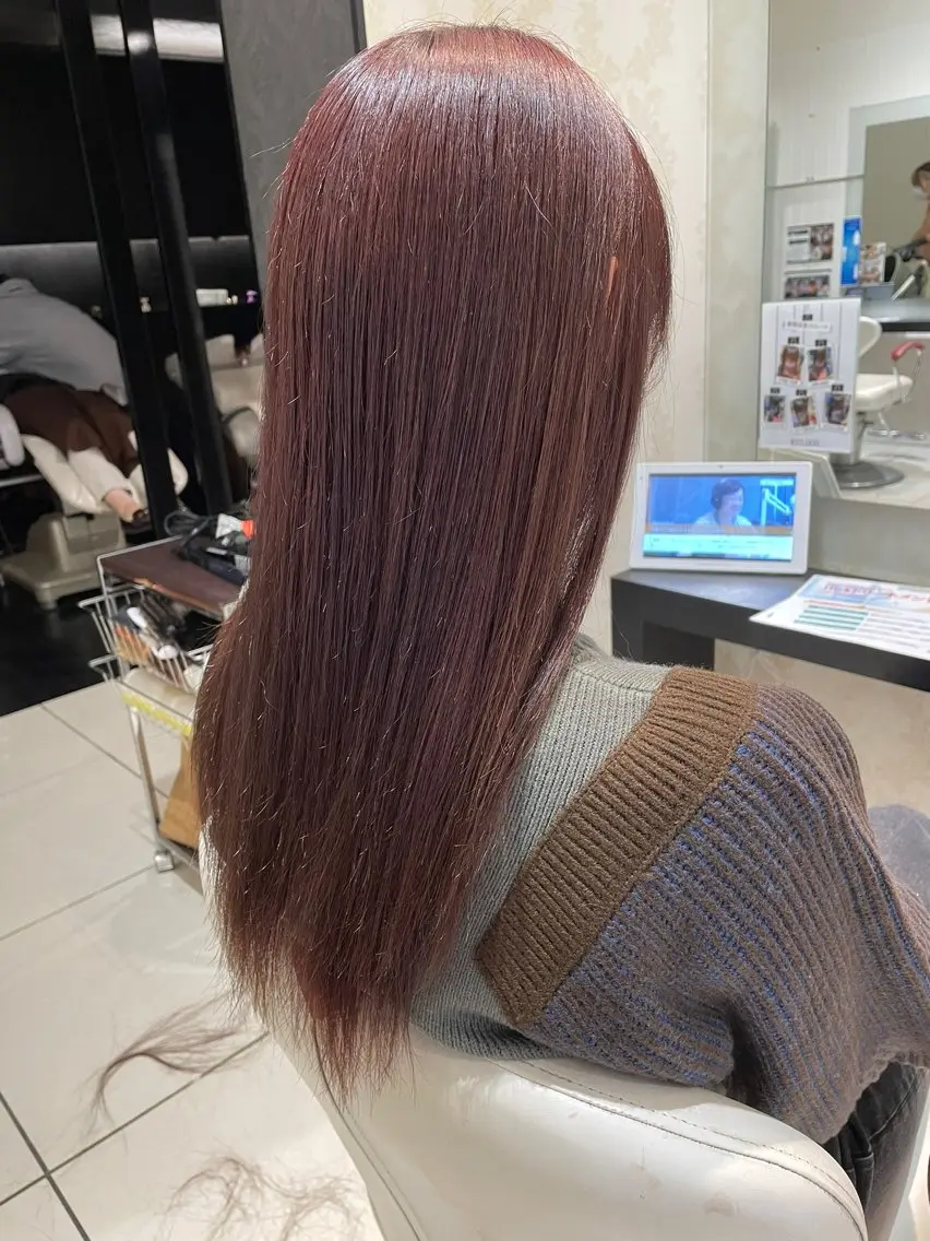 ロング カラー カット ヘアカラー トリートメント 渡辺 広輝のヘアスタイル