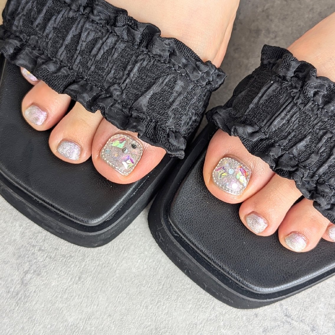 ネイル フットネイル フットネイル 推しネイル | 　aycnailのネイルデザイン