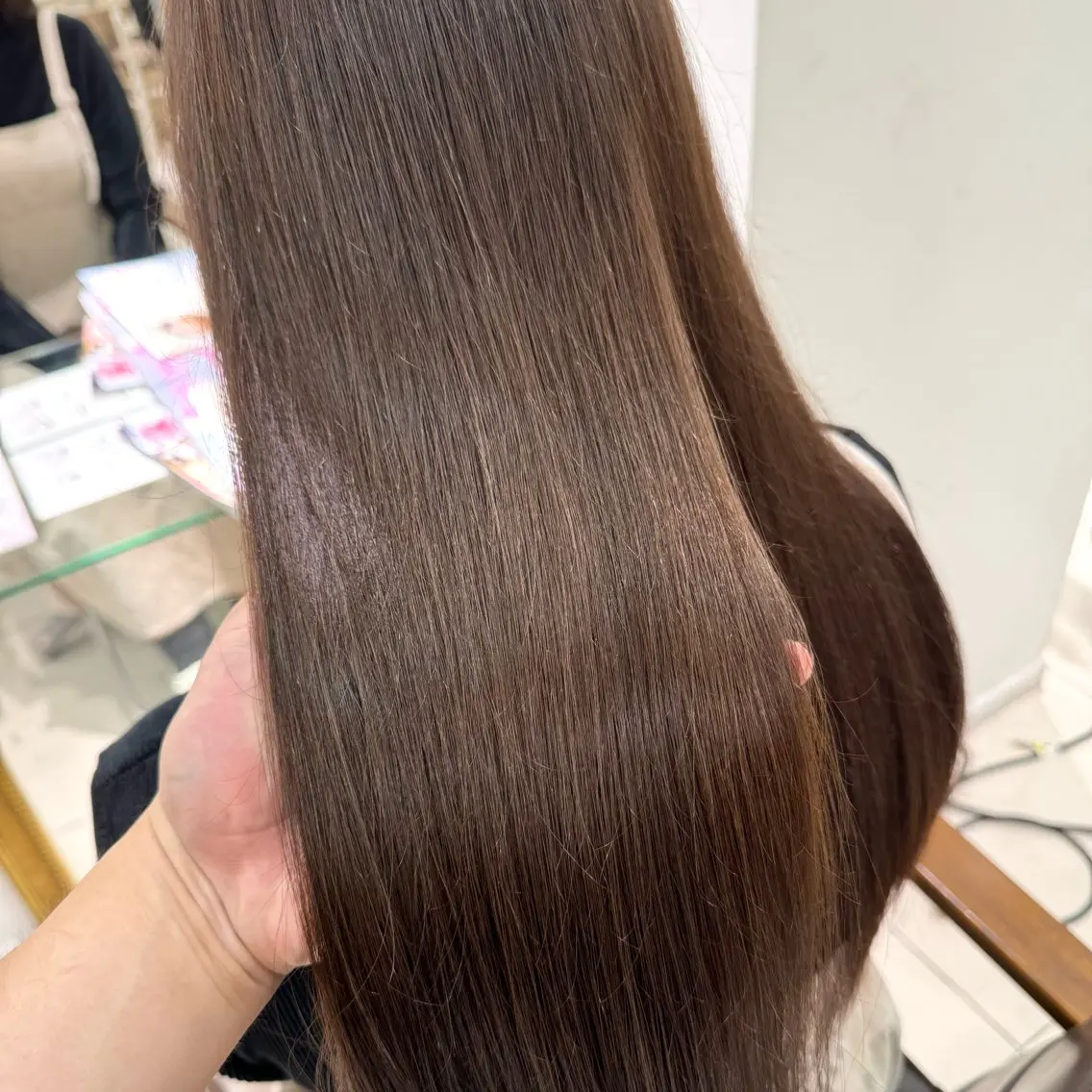ロング カラー ヘアアレンジ ヘアカラー ブリーチなしカラー /新百合ヶ丘/安形翔のヘアスタイル