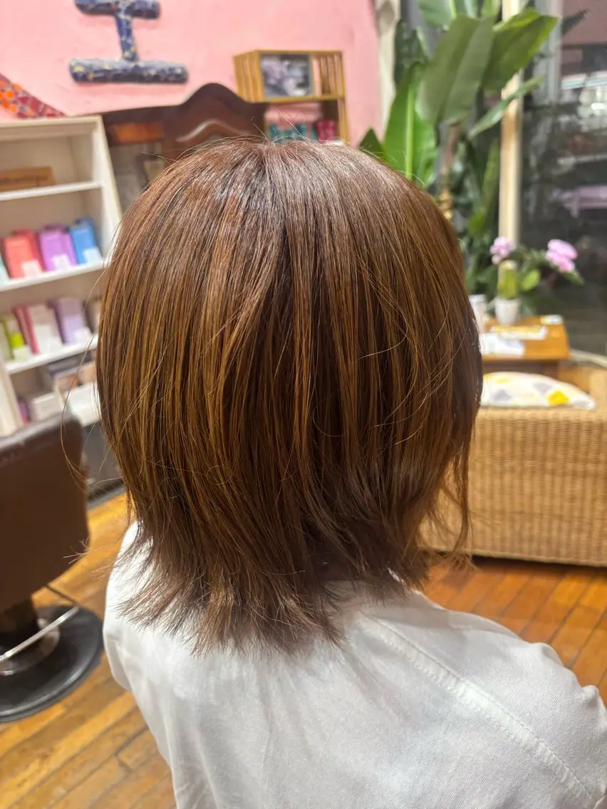 ショート ワンカラー/ブリーチ /ストレート友駕🤎のヘアスタイル