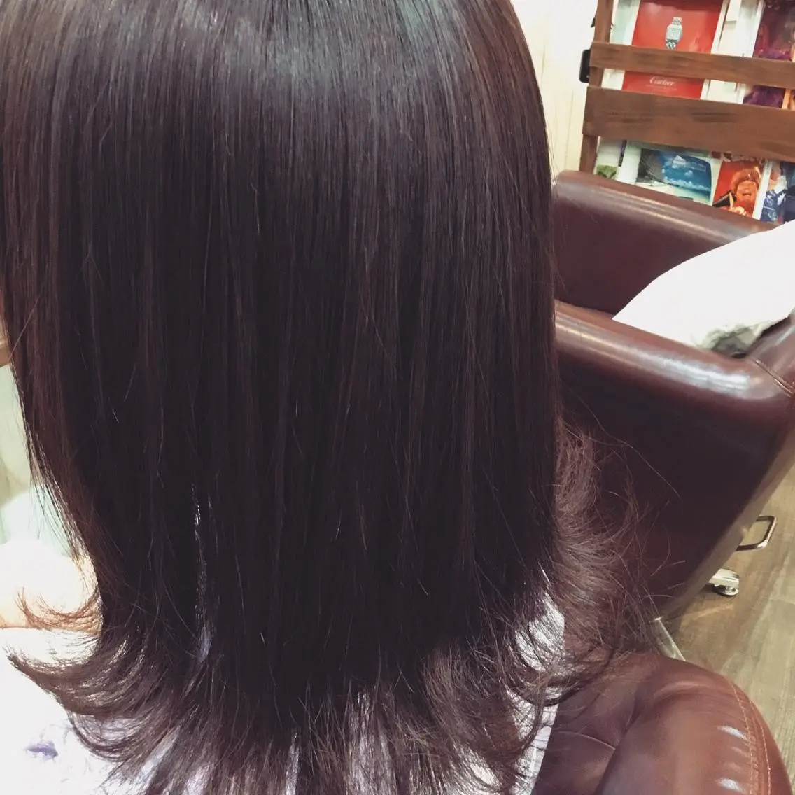 ミディアム カラー 金崎 新吾のヘアスタイル