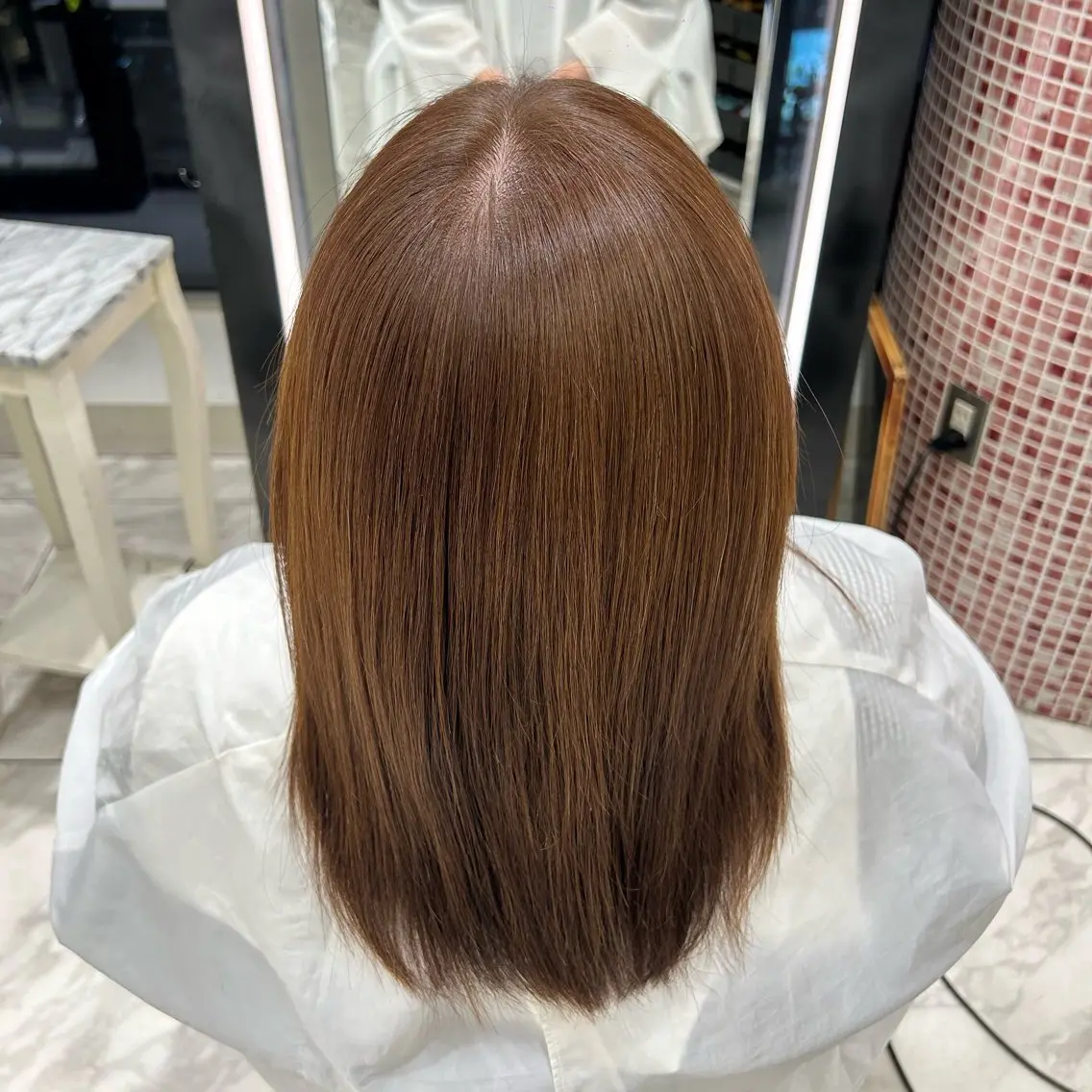 【🌼トーンアップしたい方🌼】ブリーチなしワンカラー+トリートメント ⚠️木曜日✖️の写真