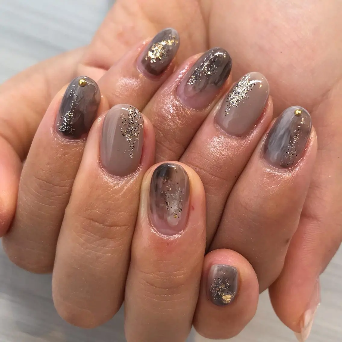 ネイル ニュアンスネイル ハンドネイル Leendenail 【リエンダネイル】のネイルデザイン