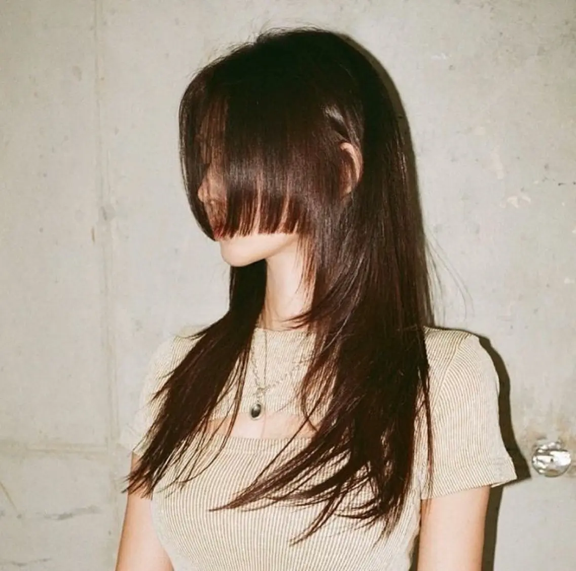 ロング カラー レイヤーカット ✴︎UNU ✴︎モエカのヘアスタイル