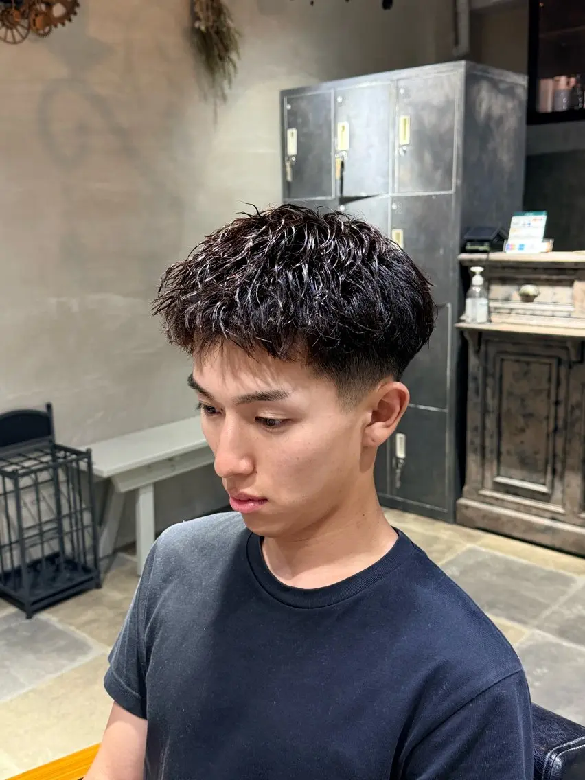パーマ メンズ カット パーマ メンズカット Hikaruのヘアスタイル