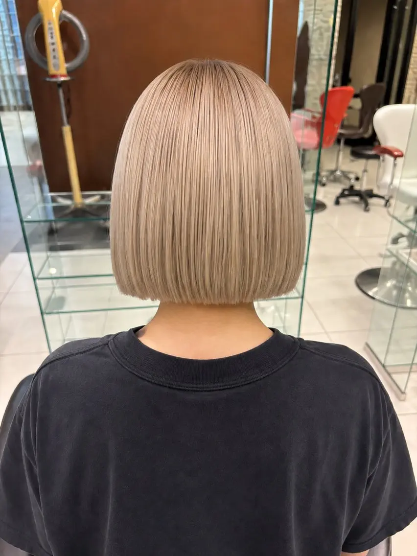 ショート ヘアカラー 矢口 将旭のヘアスタイル