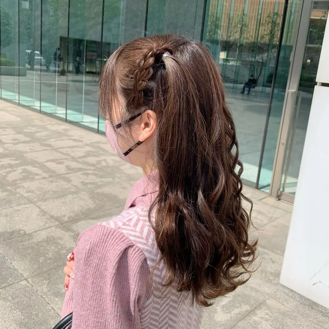 ヘアアレンジ 三つ編み ヘアセット 🩶ヘアセット Ayaha🩶のヘアスタイル