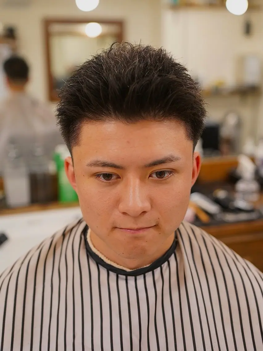 ショート メンズ スパイキーショート ショートヘア カット 吉祥寺バーバー takumiのヘアスタイル