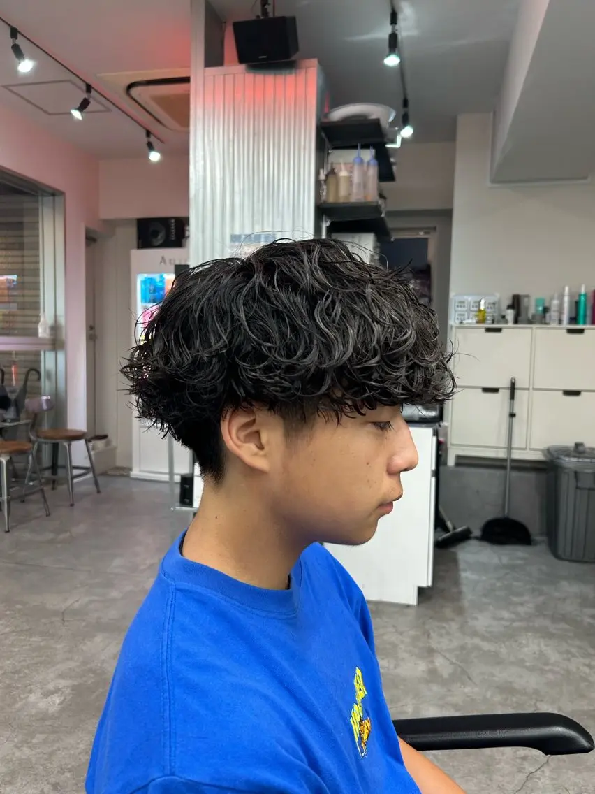 パーマ メンズ カット パーマ パーマ支持率No.1 ❤️🔥安成弾のヘアスタイル