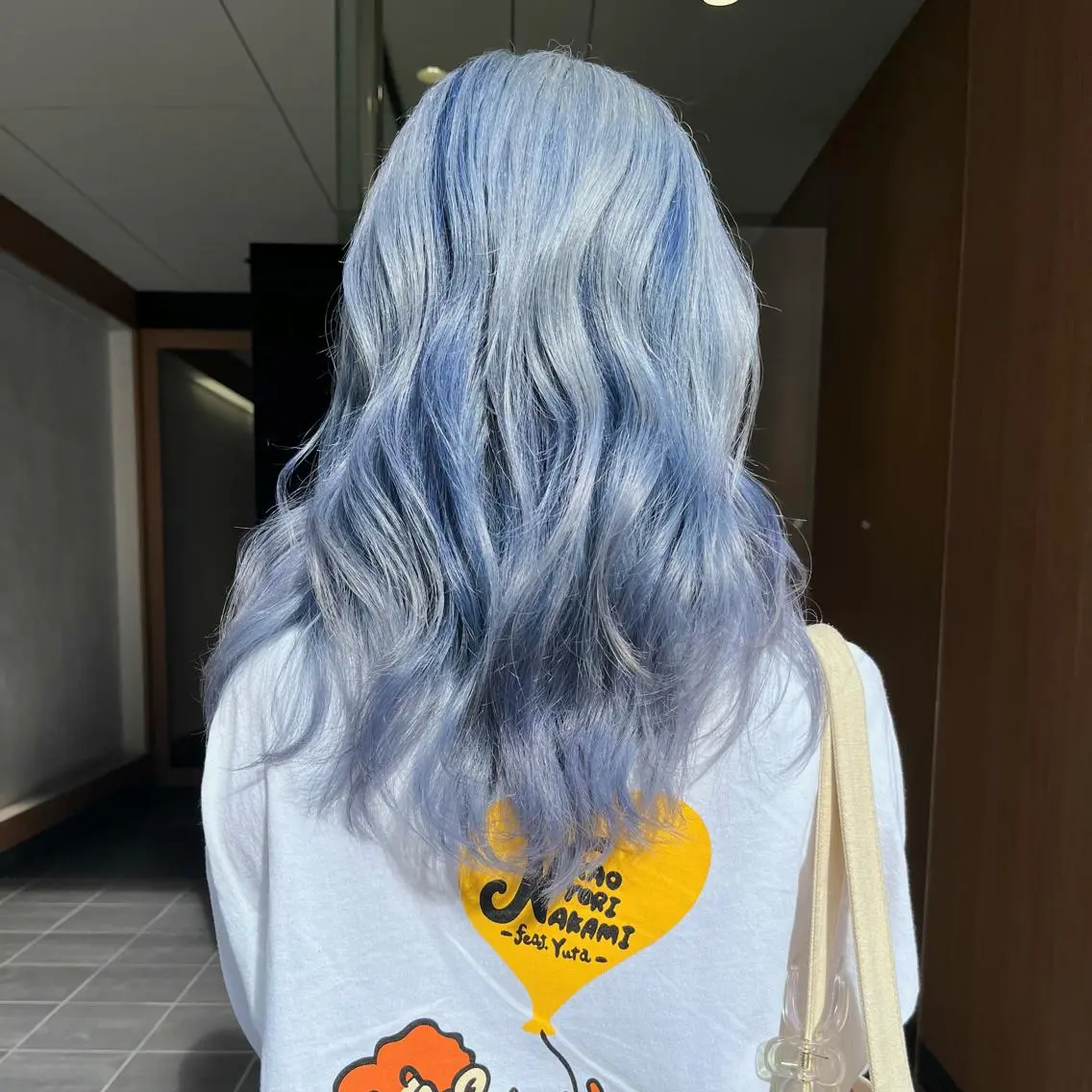 セミロング カラー 堺 鳳 ママ美容師 yukariのヘアスタイル