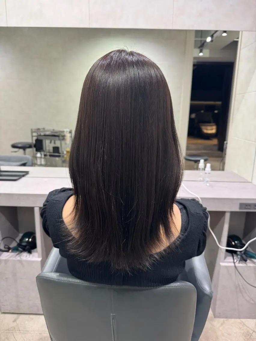 カラー ダメージ、複雑履歴 の髪質改善 松本雄光のヘアスタイル