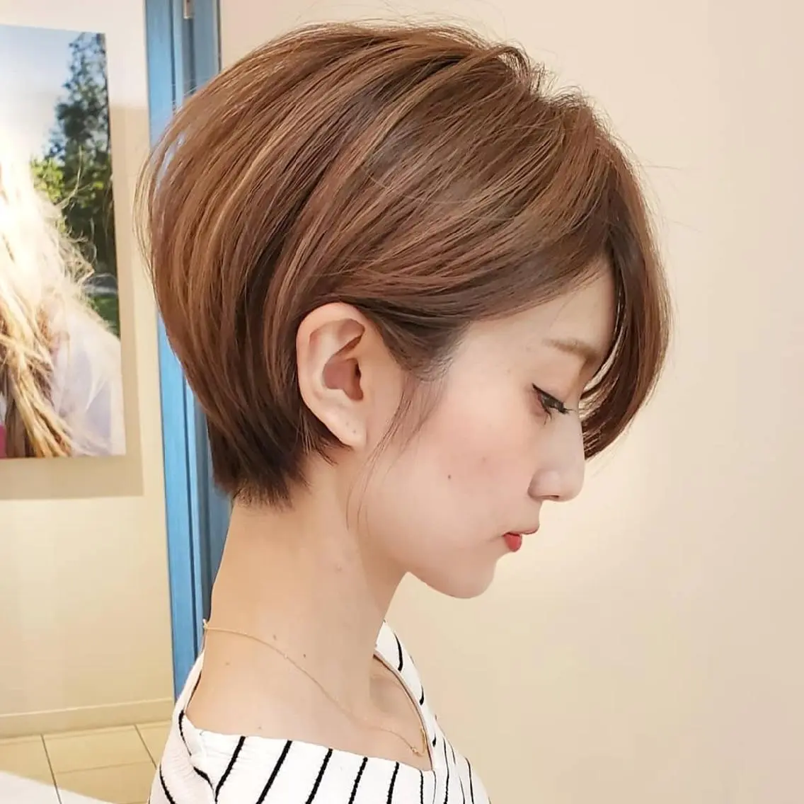 ショート 中高下 由真のヘアスタイル