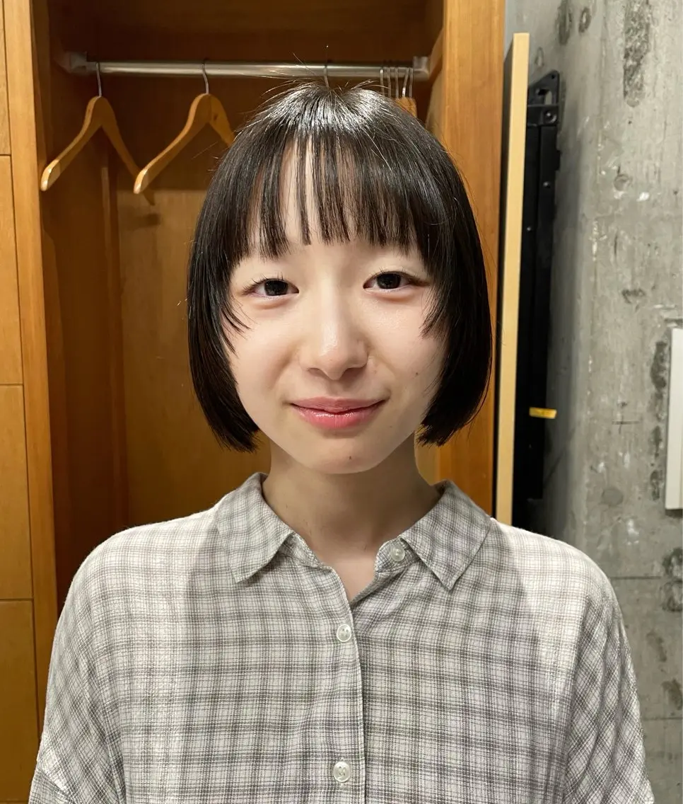 ショート chisato☁️ カットカラーモデルのヘアスタイル