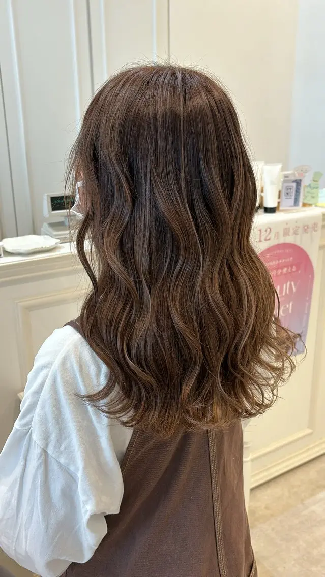 セミロング ヘアカラー トリートメント 低ダメージ特化🌱 佐野優斗のヘアスタイル